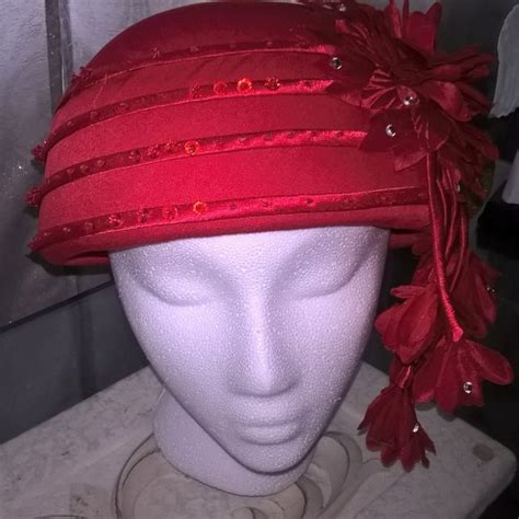 milano accessories beautiful small red hat poshmark
