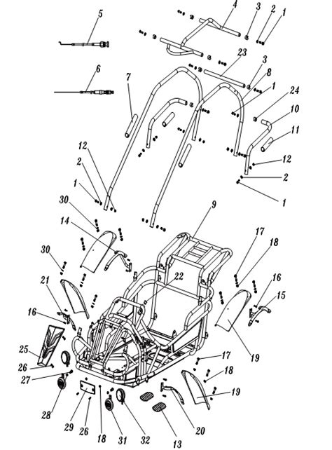 hammerhead  kart parts diagram wiring diagrams manual