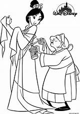 Mulan Princesse Imprimer sketch template