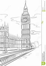 Londra Londen Toren Londres Torretta Großbritannien Choisir sketch template