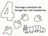 Coloring Caterpillar Hungry Very Pages Template Kids Printables Book Print Carle Eric Board Activities Children Inspirational Choose sketch template