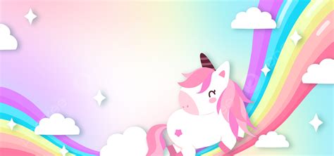 rainbow clouds unicorn color fantasy background pc wallpaper rainbow