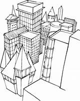 Cidade Ciudades Cidades Skyscraper Mentamaschocolate Laminas Edificios sketch template