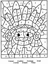 Native Coloring American Pages Kids sketch template