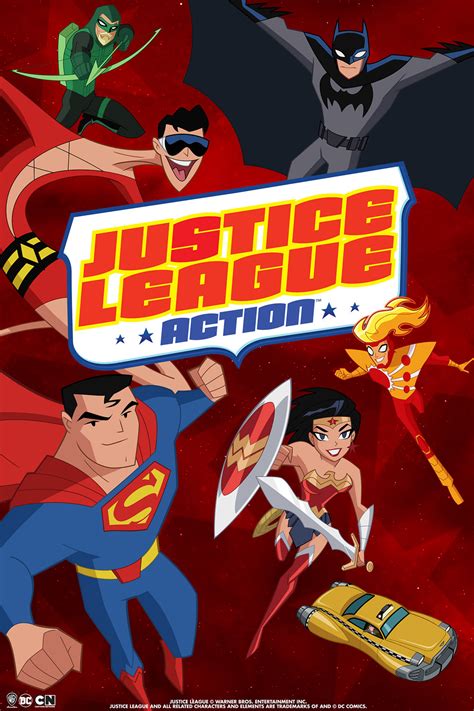 bohaterowie justice league action na nowej grafice batcave