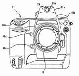 Camera Nikon Dslr Patents Viewfinder Hybrid Drawing Getdrawings sketch template