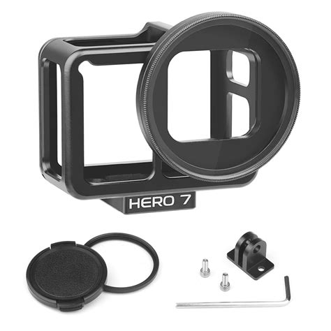 product  gopro hero  housing case frame  mm uv filter  pro  black defult black