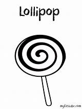 Lollipop Coloring Lollipops sketch template