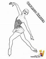 Coloring Pages Ice Sports Olympic Skater Olympics Figure Winter Skating Whale Freeze Big Choose Board Yescoloring Speed sketch template