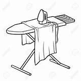 Ironing Drawing Board Clipart Coloring Cliparts Getdrawings Drawings sketch template