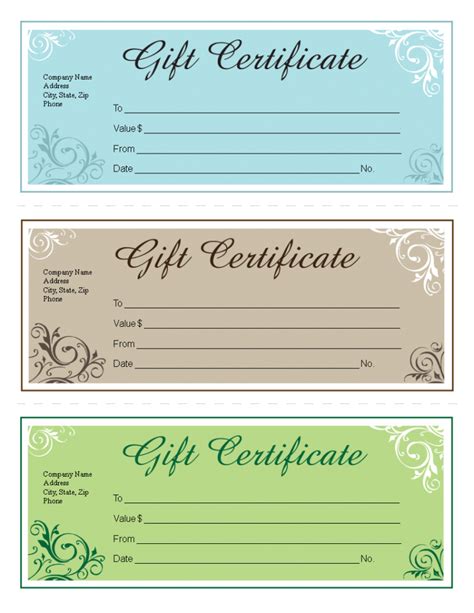 awesome microsoft gift certificate template  word oahubeachweddings
