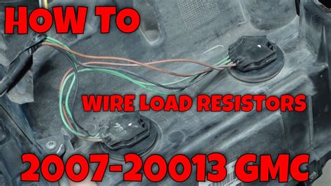 switchback led turn signal load resistor wiring youtube