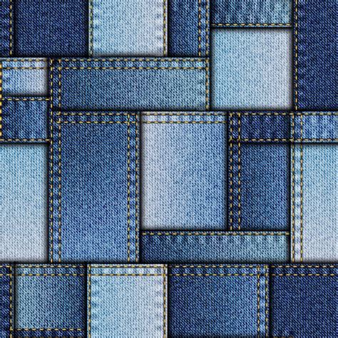 denim patchwork pattern