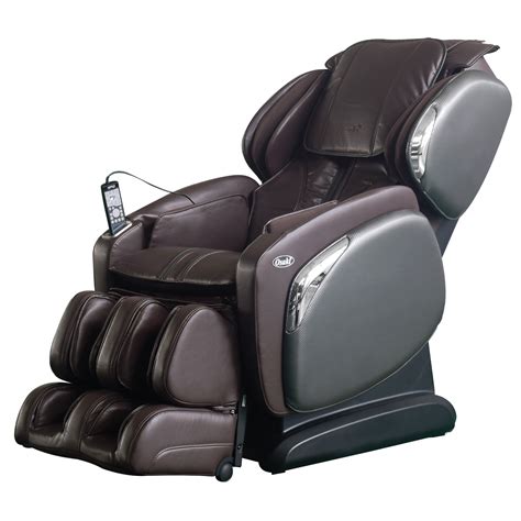 osaki 4000cs l track massage chair brown