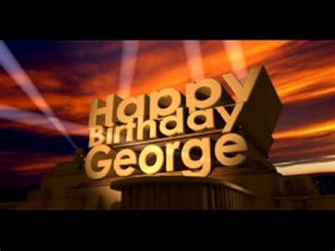 happy birthday george youtube