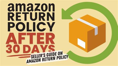 amazon return policy   days sellers guide  amazon return policy amazon seller sell