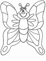 Coloring Butterflies Pages Butterfly Print sketch template