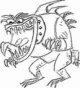 Creature Zeichnen Goblins Noddy Goblin Cthulhu Toothless Vampire Sci Lakaran Suit Lips Freesvg Anruf Kreaturen Wesen sketch template