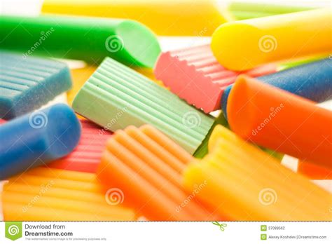 color erasers stock photo image  doodle isolated