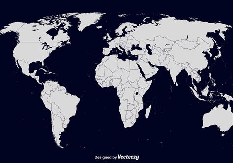 world map vector art icons  graphics