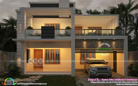 bedroom modern  sq ft house plan kerala home design  floor plans  dream houses