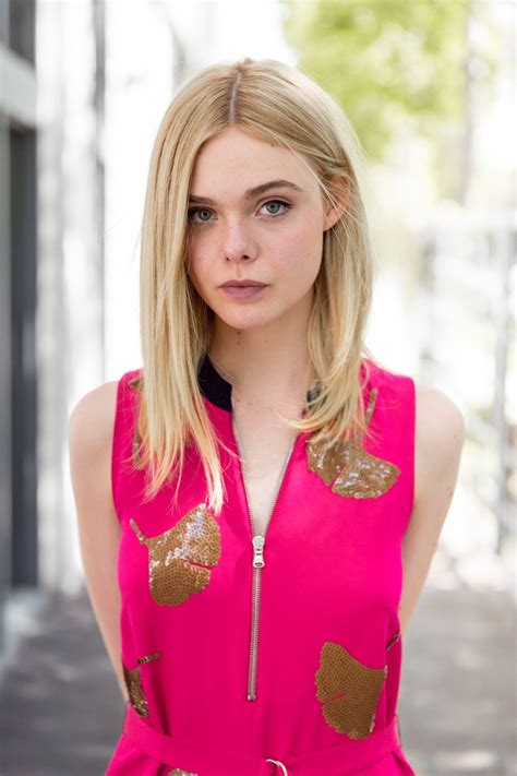 sexy beautiful babes elle fanning photoshoot  usa today