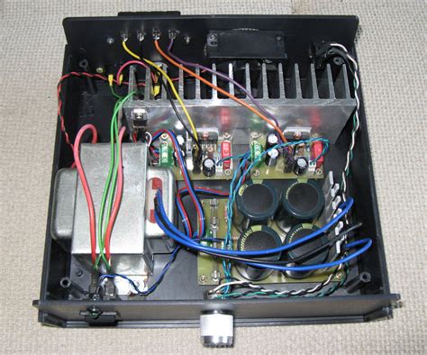 amplifier  capacitor wiring