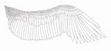 Eagle Wing Lineart Wings Eagles Template Deviantart sketch template