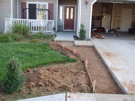 extending  walkway front yard landscaping design front yard
