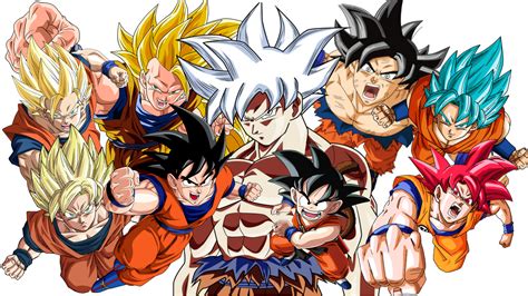 Dragonball Dragon Ball Z Dragon Ball Super Son Goku Goku Trasformations