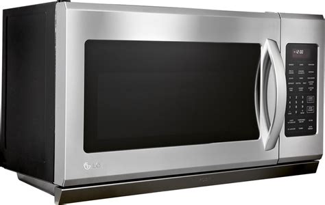 buy lg  cu ft   range microwave stainless steel lmhst