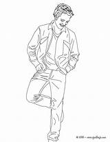 Suits Men Coloring Pages Template Robert sketch template