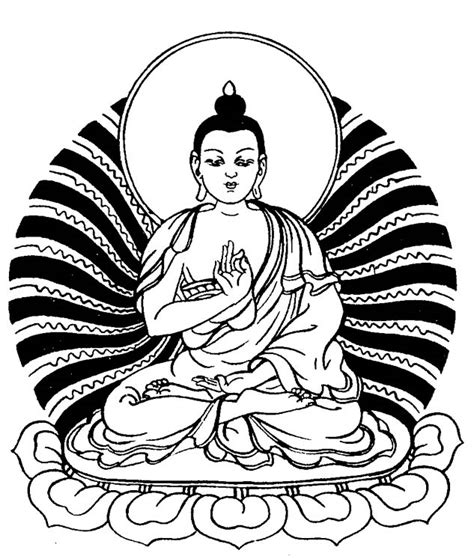 buddha drawing clipart