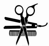 Stylist Hairdresser Scissors Therapist Webstockreview Hairdressing Clipground Icons sketch template