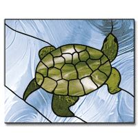 pattern swimming turtle stained glass patterns  stained