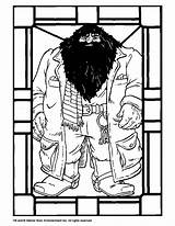 Coloring Pages Hagrid Dumbledore Potter Harry Template sketch template