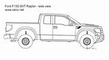 Raptor F150 Pickup Autocad Dwg Coloring Coloriages Svt Artistique Transporte sketch template