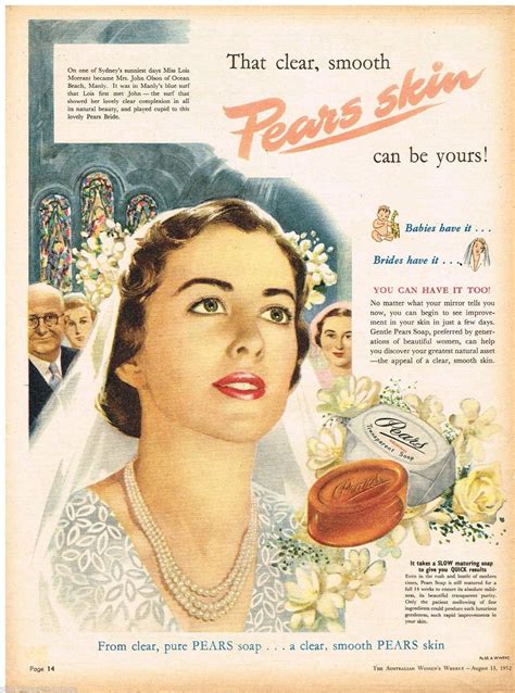 pears soap ad nell wilson australian vintage advertising  original ad australian vintage