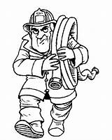 Firefighters Coloring Printable Pages sketch template