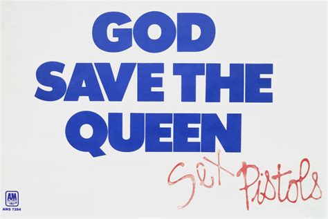 Sex Pistols God Save The Queen A And M Promotional Etsy Uk