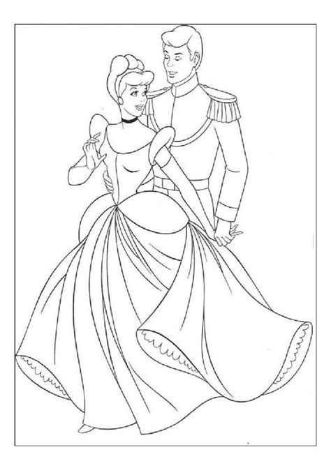 printing cinderella  prince charming coloring page high res