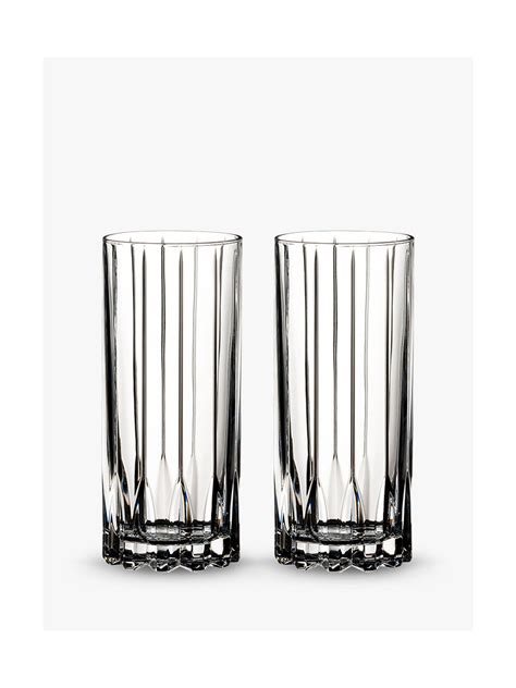 Riedel Bar Crystal Glass Highballs Set Of 2 310ml Clear At John