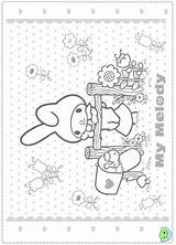 Coloring Melody Dinokids Pages Mymelody Close Print sketch template