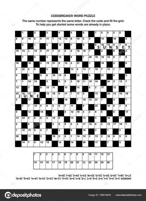 puzzle page codebreaker codeword code cracker word game crossword