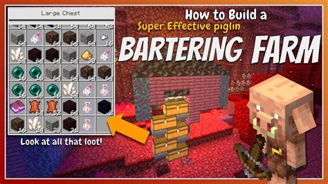 build  super effective piglin bartering farm  thousands