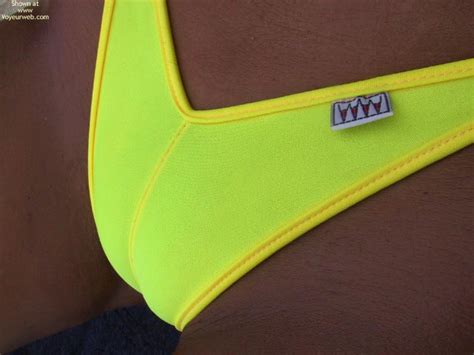 closeup of yellow bikini bottom july 2003 voyeur web hall of fame