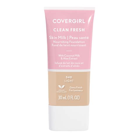 covergirl clean fresh skin milk liquid foundation 540 light shop face