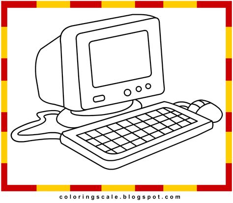 computer coloring pages printable