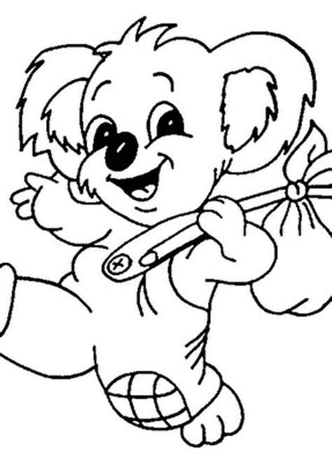 baby koala coloring pages  getdrawings