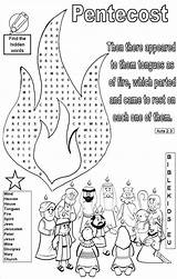 Pentecost Lessons Pfingsten Acts Dones Biblekids Espiritu Kinderkirche Pentacost Pentecostes Messy Niños Puzzel Biblia sketch template